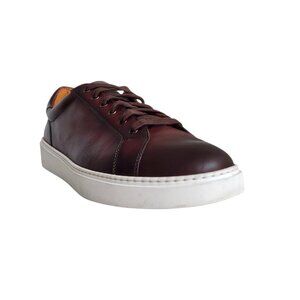 Magnanni Camino Lo Leather Sneakers in Brown Men's Size 11.5